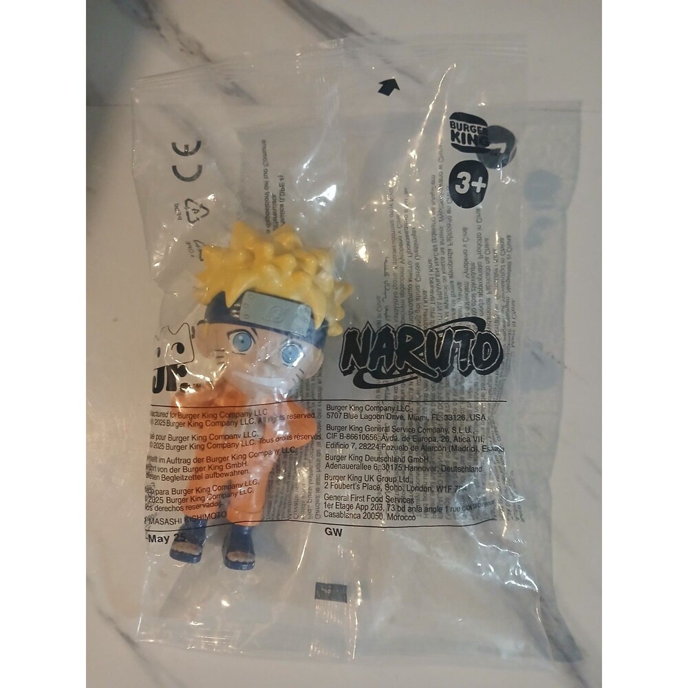 2025 Burger King Toy Exclusive NARUTO #1 New Factory Sealed